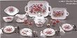Reutter Porcelain Dresden Rose Miniature Dinner Servic