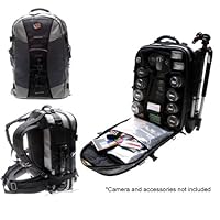 Aktiv PAK AP600 Professional All Weather Multi Purpose Photo/ Computer Laptop Backpack for Nikon D3000, D3100, D5000, D7000, D90, D300s, D3, D3s, D3x Digital SLR Cameras
