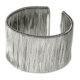 Wire Cuff Bracelet - Silver