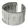 Wire Cuff Bracelet - Silver
