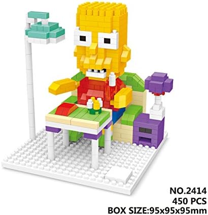 The Simpsons Series Bart DIY Building Block Toy Set -Best Gift for Boys and Girls,Teens, Aduit Children's Educational Toys