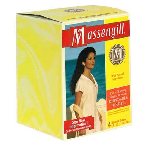 Massengill Extra Cleaning Disposable Douche, Vinegar and Water, 6-Ounce Douches in 4-Count... by Massengill