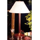 Olympia Meridian Oly-Iron Finished Outdoor Table Lamp - Merlot