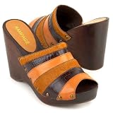 Rampage Lisa Brown clogs