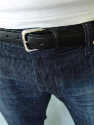Ledergürtel aus Echt Leder - Männer Gürtel - schmale elegante Optik