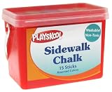 Playskool 15-Count Sidewalk Chalk Tub