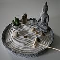 Zen-Garten - Japanischer Garten mit Buddha Figur - Feng Shui