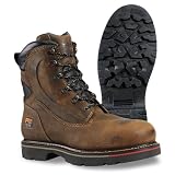 Timberland Pro Men's Thermal Force 8" Steel Toe Waterproof/Insulated Boot,Earth Brown,8 M