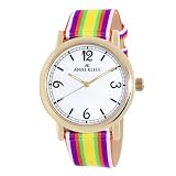 AK Anne Klein Casual Multicolor Strap Mother-of-pearl Dial Women's watch #10/9062MPMP