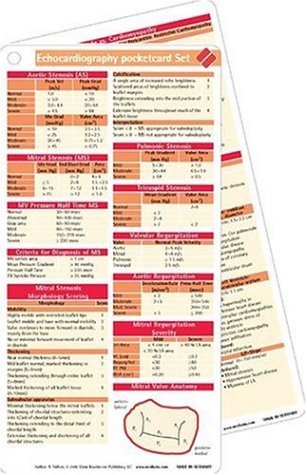 Echocardiography Pocketcard Set