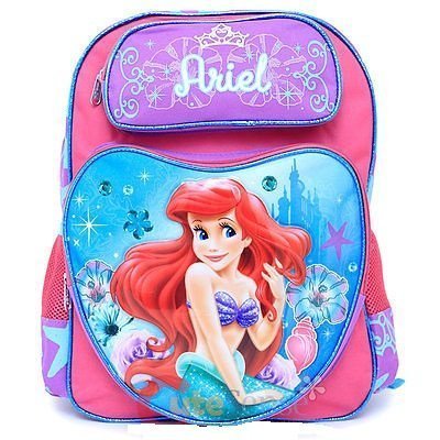 Backpack - Disney - Little Mermaid Large School Bag New 651640