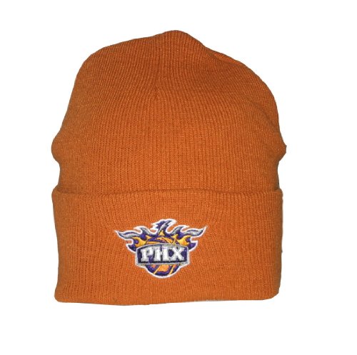 Adult NBA Phoenix Suns Warm Ski & Skate Roll Up Beanie / Winter Hat - One Size Fits All - Brown