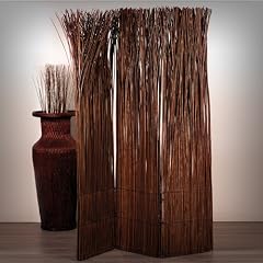 DESIGN RAUMTEILER NATURE PARAVENT raumtrenner trennwand braun
