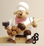 Christmas Smoker - Baker, sitting (6.7 inches)