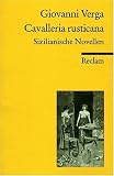 Cavalleria rusticana: Sizilianische Novellen - Giovanni Verga
