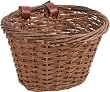 Nantucket Bike Baskets Cliff Road Oval Basket Brown Bark.