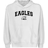 NCAA Eastern Michigan Eagles Youth White Logo Arch Pullover Hoody