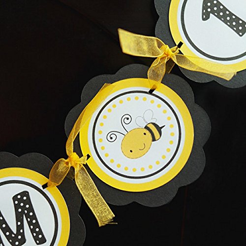 Custom Party Shop - Bee Birthday Banner - 