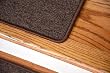 Dean Serged DIY Carpet Stair Treads 27" x 9" - Dark Brown - Set of 13