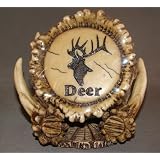 Faux Antler Deer Coaster Set Western Lodge Decor