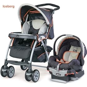 Chicco Cortina KeyFit Travel System- Iceberg