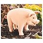 Plush Large Pig Puppet 12"