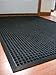 Durable Stop-N-Dry Indoor Rubber Backed Carpet Entrance Mat, 2' x 3', Charcoal