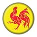 Bottone Bandiera Wallonia Wallonie Button Flag - 36