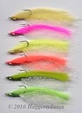 Clouser Minnow Flies - of 6