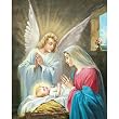 Carded 8"x10" Prints for Framing - Nativity Scene - Linen Paper - 7 and 4 Color Process Printing