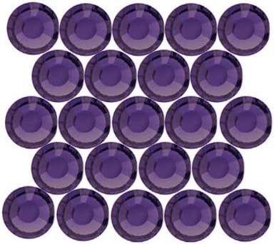 Swarovski Hotfix Flatback Rhinestones #2028 Xilion Rose ss16 Purple Velvet (50)