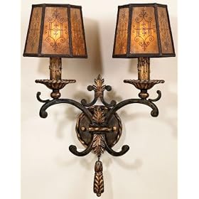Fine Art Lamps 406950 2LT Wall Sconce Epicurean Traditional Indoor Lighting by Fine Art Lamps