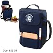Connecticut Huskies - UConn Duet Insulated Wine and Cheese Tote - Navy w/Digital Print