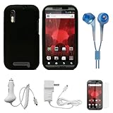Black Protective Silicone Skin for Motorola Droid Bionic XT865 (Verizon Wir ....