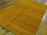 5'6 x 7'10 Orange Hand Knotted Wool Gabbeh Rug
