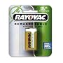 Rayovac Rechargeable NiMH Batteries  9V Size Carded 1 Pack