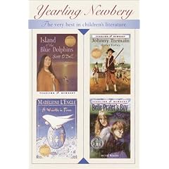 Newbery 8-Book Box Set: Island of Blue Dolphins; Johnny Tremain; Belle Prater's Boy; A Wrinkle in Time; Black Cauldron; Black Pearl; The Watso