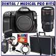 Canon EOS 50D 15.1 Megapixel Digital Camera SLR + Canon EF 100mm f/2.8L IS USM 1-to-1 Macro Lens + Canon MR-14EX Macro Ring Lite + 8GB SDHC + Monopod + Willoughby's Dental/Medical Accessory Package