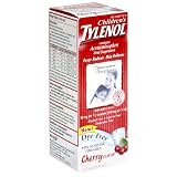 Tylenol Childrens Pain Reliever/Fever Reducer, for Ages 2 to 11, Stage 2, Cherry Flavor, Oral Suspension, 4-Ounce (120 ml) (Pack of 3)