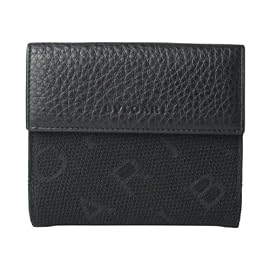 [ブルガリ] BVLGARI MAXILETTERE Wホック ブラック 10*11.5*3 25118