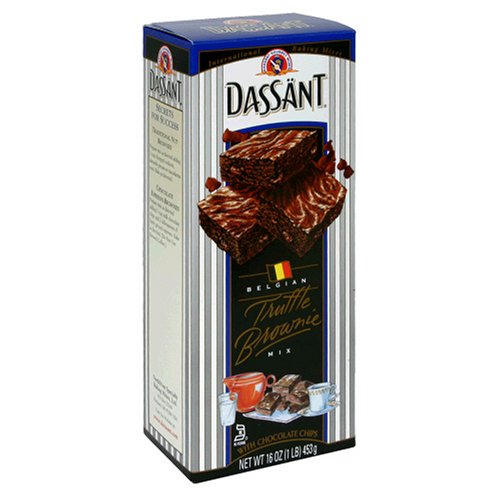 Dassant Truffle Brownie Mix, 16 Ounce Boxes (Pack of 6) by Dassant