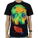 "Deichkind - Neon Totenkopf" Band T-Shirt, schwarz