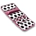 Jewelry Roll Travel Case In 80's Polka Dots by Room It UP #TC6166AR