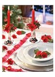 Wenko 74633502 Tisch-Dekoset Christstern rot 34tlg