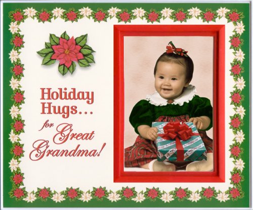 Childrens Toyshop  Toys : Holiday Hugs for Great Grandma - Christmas Picture Frame Gift