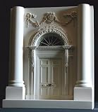 The Front Door of the White House Architectural Sculpture Bookend By Timothy Richards