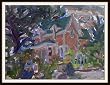 Artists Painting, Original 1986 Oil Painting on Canvas By Carmel Art Association Artist Victor Di Gesu - Unframed Artwork