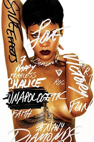 Custom Sexy Rihanna Stylish Classic Home Decor Fashionable Mondern Poster Size (50X76Cm) Wall Sticker