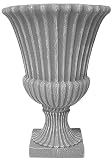 Euracast Model ADN9955T Tin Color Fluted Urn Planter