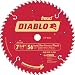 Freud D0756N Diablo 7-1/4 56 Tooth TCG Non-Ferrous Metal and Plastic Cutting Saw Blade with 5/8-Inch Arbor, Diamond Knockout, and PermaShield Coating